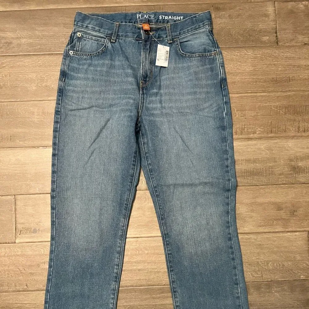 The Childrens Place Boys Jeans Strerch Straight Size 10 NWT.      25